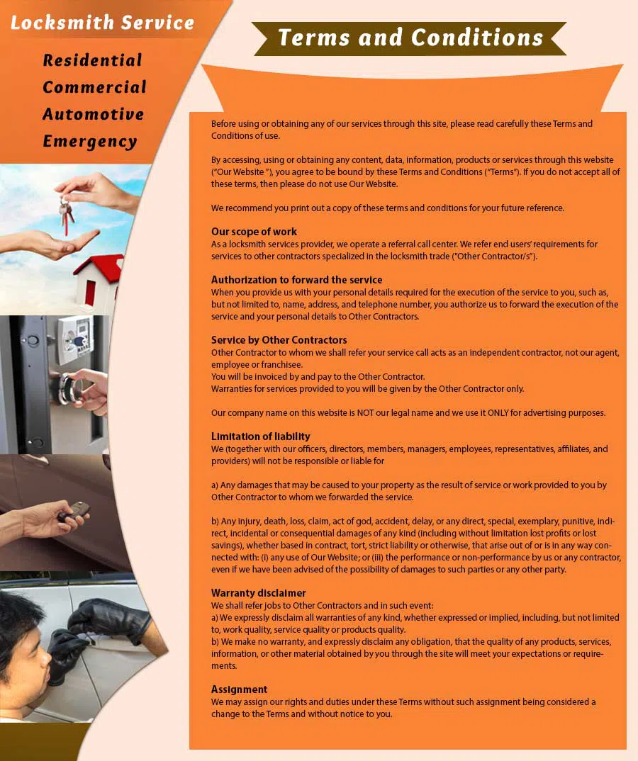 Englewood Lock And Keys, Englewood, CO 303-357-7638 - terms-ls